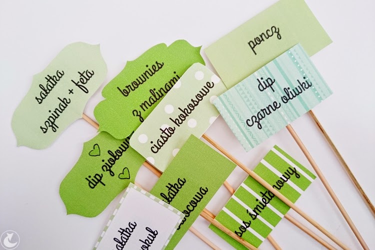 etykietki - przyjęcie urodzinowe DIY etykietki przyjęcie DIY