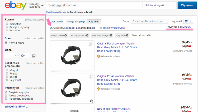 jak kupować na ebay, jak się zerejestrować
