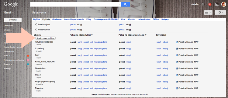 personalizacja skrzynki mailowej inbox zero poradnik