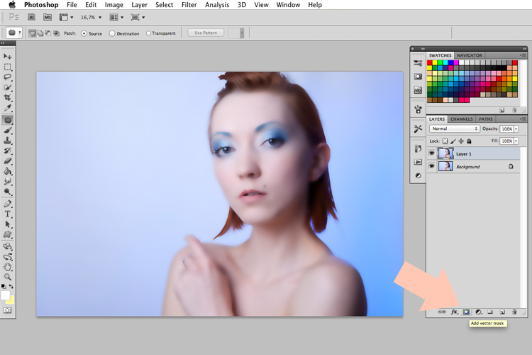 jak wygładzić skórę Photoshop