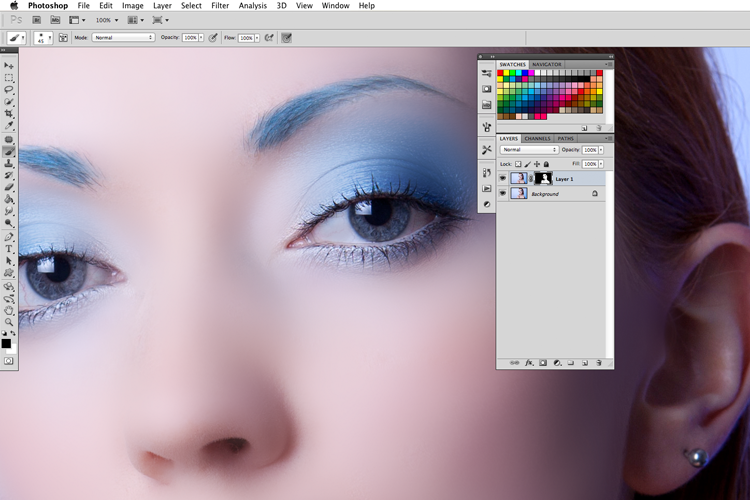 rozmycie powierzchniowe photoshop
