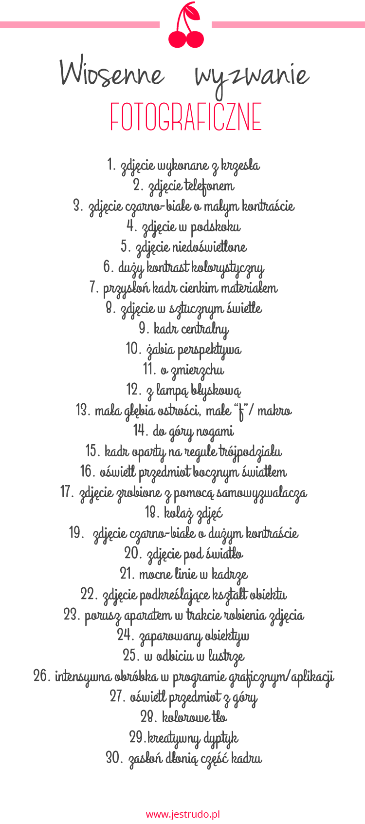 wyzwanie fotograficzne jest rudo