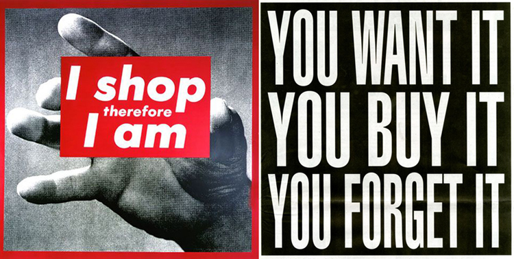 fot. Barbara Kruger barbara kruger consumersim