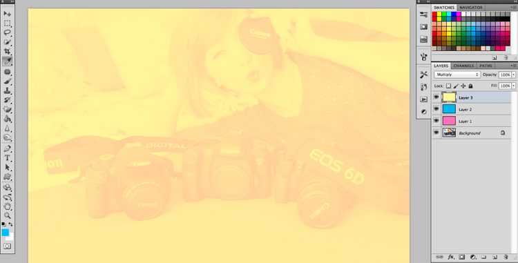 zdjęcia w stylu retro Photoshop Gimp
