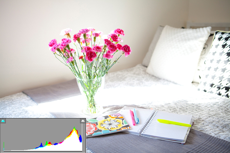 histogram w fotografii