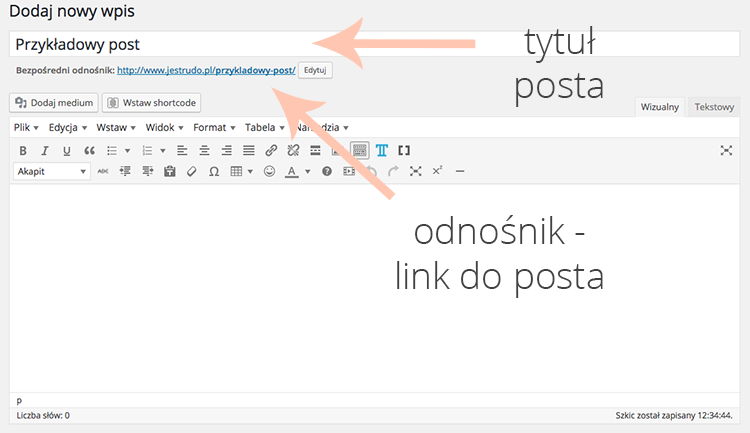 SEO optymalizacja posta wordpress