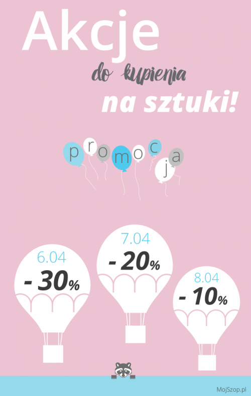 akcje na sztuki - promocja