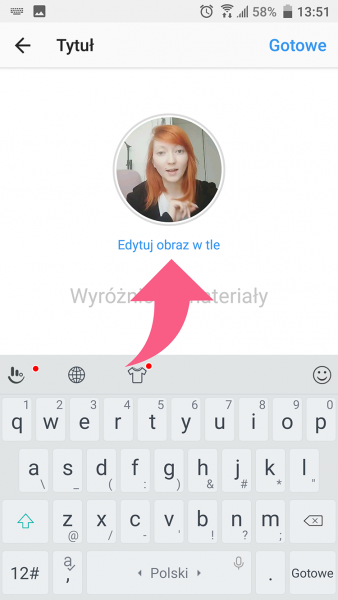 wyróżnione relacje - jak dodać