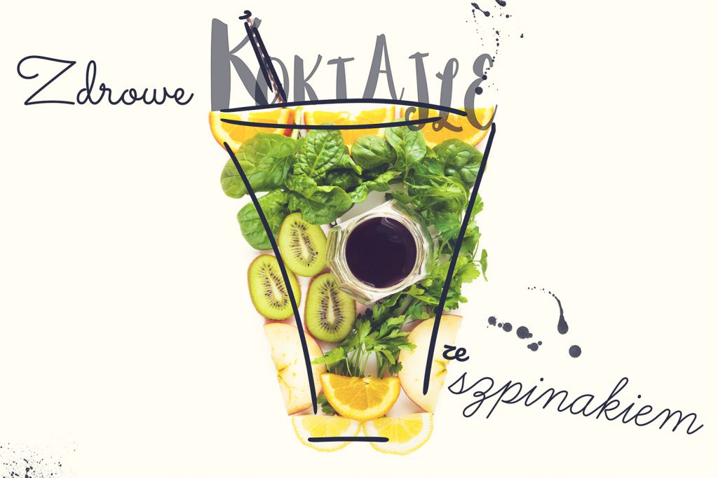 koktajl ze szpinakiem | zielone smoothie