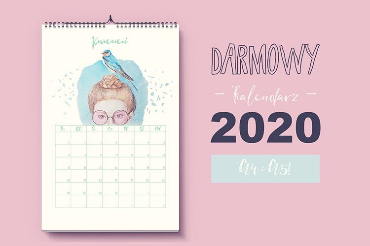 darmowy kalendarz 2020 do druku